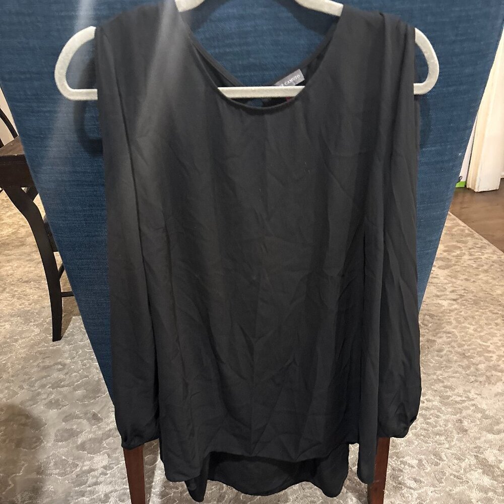 Vince Camuto open arm blouse size large